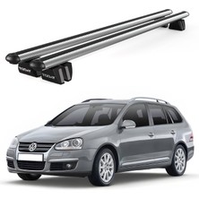 Today Auto Pençe Volkswagen Golf (2007-2009) Uyumlu Gri Ara Atkı Port Bagaj Tavan Barı