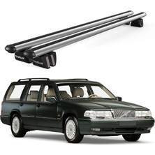 Today Auto Pençe Volvo 960 Sw (1991-1998) Uyumlu Gri Ara Atkı Port Bagaj Tavan Barı