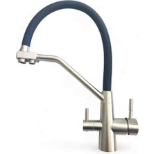 Kutlu Mix Fleko Inox Arıtmalı Mutfak Bataryası ( 3 Yollu Batarya Musluk)