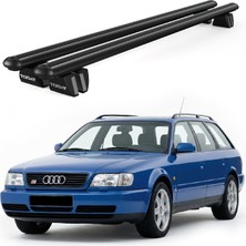 Today Auto Pençe Audi A6 Avant (1994-1998) Uyumlu Siyah Ara Atkı Port Bagaj Tavan Barı