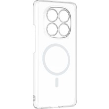 FitCase Xiaomi Redmi Note 14 Pro Plus Kılıf Combo Seri Magsafe Özellikli Sararmaz Sert Şeffaf Kapak