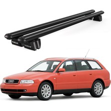 Today Auto Pençe Audi A4 Avant (1995-2001) Uyumlu Siyah Ara Atkı Port Bagaj Tavan Barı