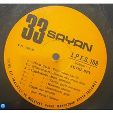 Plakantik Evki Bey Eserleri – Volum: 1 – Şef: Kemal Gürses – Sayan Plak Orijinal Lp