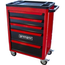 Grangos GRTA16 5 Çekmeceli Teleskobik Takım Arabası