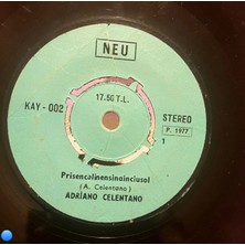 Plakantik Adriano Celentano - Prisencolinensinainciusol / Tutti Frutti (1977 Türkiye Baskı 45'lik)