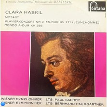 Plakantik Clara Haskil / Mozart - Klavierkonzert Nr. 9 & Rondo A-Dur (33 Devir Lp) Fontana