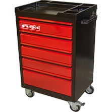Grangos GRTA09 5 Çekmeceli Teleskobik Takım Arabası