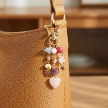 Taş Sandığı Karışık Doğal Taşlı Çanta Süsü