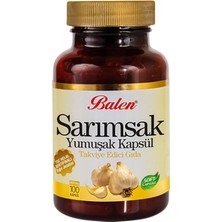 Balen Sarımsak Yağı 450 mg 100 Yumuşak Kapsül - Kokusuz Takviye Edici Gıda