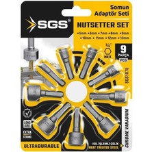 Timion Sgs 1875 Somun Adaptör Seti 9 Parça