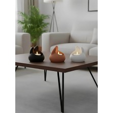 Venora Concept Dekoratif Tavşan Şeklinde LED Tealight Mumluk 3lü Set | 3D Baskı | 3 Adet LED Tealight Mum Ile Gönderilir