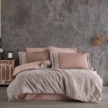 Indispensablely Çift Kişilik Poplin Nev Takımı Silvana Kahve