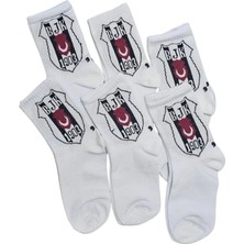 Özsa 6 Lı Bjk Taraftar Çocuk Çorap