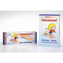 Bezos Cansinbant Bez Yarabandı 10 Lu 1 Paket 1,9 x 7,2 cm Fabric First Aid Plaster