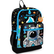 Minosso Astronot Desenli Erkek Çocuk İlkokul Sırt Çantası 1005