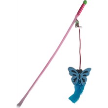 Indispensablely Plastik Saplı Kedi Oltası Karışık Renk 42 cm