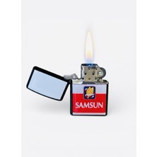 STR Benzinli Çakmak Damla Baskı Nostaljik Samsun