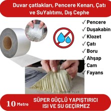 Dream Plus 10MX5CM Alüminyum Izolasyon Tamir Çatlak Bandı Çamur Bant