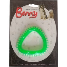 Indispensablely Benny Köpek Oyuncağı Üçgen 8 x 8.5 cm Yeşil