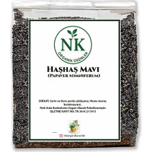 Nk Organik Mavi Haşhaş Tohum Yeni Hasat 1kg