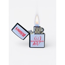 STR Benzinli Çakmak Damla Baskı Nostaljik Birinci