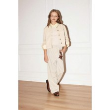 DeFacto Wide Leg Tencel Pantolon Kız Çocuk G6368A826SM