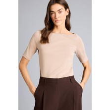 DeFacto Slim Fit Kayık Yaka Ribana Tişört G9547AX26SP