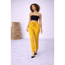 Thb.Edition Beli Lastikli Kuşaklı Kumaş Pantolon