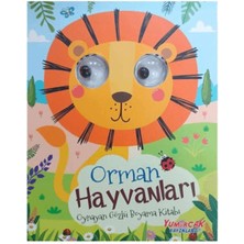 Oynayan Gözlü Boyama Kitabı – Orman Hayvanları