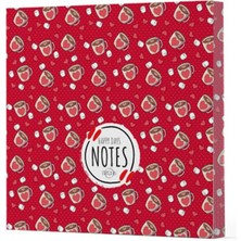 Kahve 9 - Çizgisiz Yan Boyamalı Defter