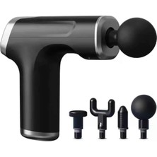 Kaia Life Şarjlı Masaj Tabancası 4 Başlıklı Mini Masaj Tabancası ve Masaj Aleti