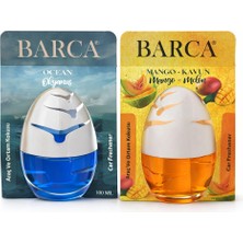 Barca Ocean + Mango Kavun Araç ve Ortam Kokusu 100 ml x 2 Set Oto Kokusu