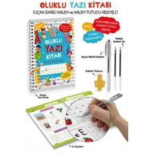 Oluklu Yazı Kitabı (Anetil) / Uçan Sihirli Kalem ve Kalem Tutucu Hediyeli