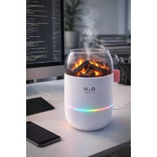 Banum Luxury H2O Hava Nemlendirici Odun Işıklı Alet