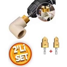 Depolife Pprc Pvc Boru Havşası Tesisatcı Tamir Onarım Için Rayba 2li Matkap Ucu Tamir Delme Genişletme Tıraş