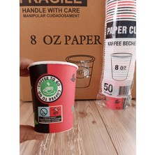 8 Oz. Karton Bardak. Büyük Boy.