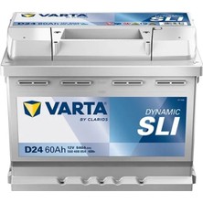Varta Akü 12V 60 Ah Amper D24 540A  2025