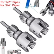 Depolife Pprc Iç Dış Plastik Boru Diş Açma Seti 1/2 ve 3/4 Inç Borularla 20MM ve 25MM Boru Için 2li Set