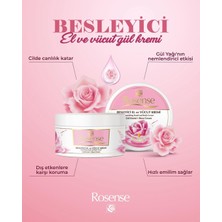 Rosense Besleyici El ve Vücut Gül Kremi 250 ml