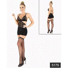 Aria's Closet Arias Closet Likralı Saten Babydoll