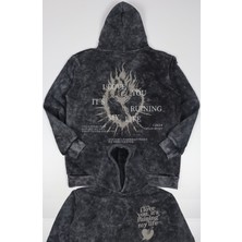 Fuddy Moda Unisex Oversize Taylor Swift I Love You Its Ruining My Life Sırt Baskılı Kapüşonlu Yıkamalı Hoodie