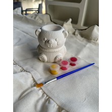 Tati Butik Ayıcıklı Kalemlik Boyama Seti – Taş Tozu Boyanabilir Kalemlik Çocuk Aktivite Seti