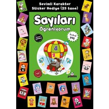 Stickerlı 3+4+5 Yaş Sayıları Öğreniyorum