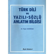 Türk Dili ve Yazılı-Sözlü Anlatım Bilgisi