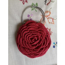 Yıldızyolu Gül Formlu Kadın El Çantası