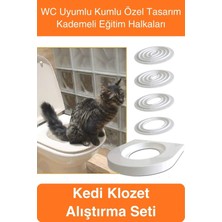 Svein #kedi Kedi Klozet Alıştırma Seti Wc Uyumlu Kum Kabı Tuvalet Eğitim Aparatı Yavru & Yetişkin Için