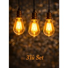 ZMR Lumıxa 4W 2700K Rustik Ampul Amber 3ADET