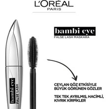 paris makeup Bambi Eye False Lash Ceylan Göz Etkili Maskara - Siyah