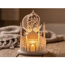 KMA Tekstil Ramazan Feneri Lamba LED Işıklı  Dekoratif Cami Temalı