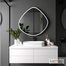 Lumora Mirror Design Zynor Beyaz Boyalı Mdf Çerçeveli Dekoratif Ayna